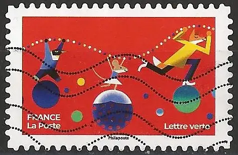 Frankreich (France) 2022 – Mi 8364 - YT Ad 2221 - Weihnachtsbriefmarken ( Timbres de Noël - Christmas stamps )