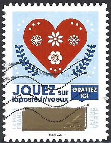 Frankreich (France) 2018 - Mi 7070 ay - YT 5248 -  Briefmarken von Wünsche ( Timbres de vœux - Greeting stamps  )