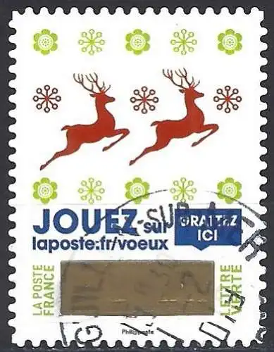 Frankreich (France) 2018 - Mi 7198 - YT Ad 1644 -  Briefmarken von Wünsche ( Timbres de vœux - Greeting stamps  )