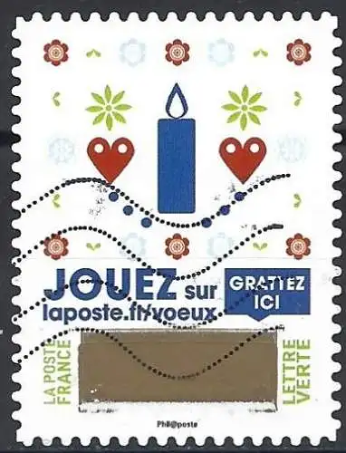 Frankreich (France) 2018 - Mi 7200 - YT Ad 1646 - Briefmarken von Wünsche ( Timbres de vœux - Greeting stamps  )