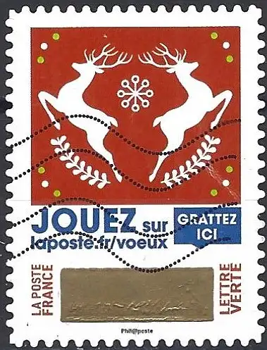 Frankreich (France) 2018 - Mi 7202 - YT Ad 1648 - Briefmarken von Wünsche ( Timbres de vœux - Greeting stamps  )
