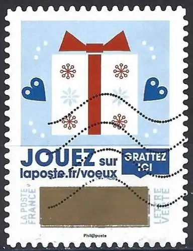Frankreich (France) 2018 - Mi 7203 - YT Ad 1649 - Briefmarken von Wünsche ( Timbres de vœux - Greeting stamps  )