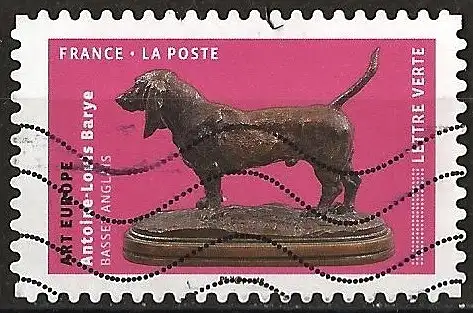 Frankreich (France) 2018 - Mi 6951 - YT Ad 1523 - Der Hund in der Kunst ( Chien dans l'Art - dog in the Art ) Complette Serie