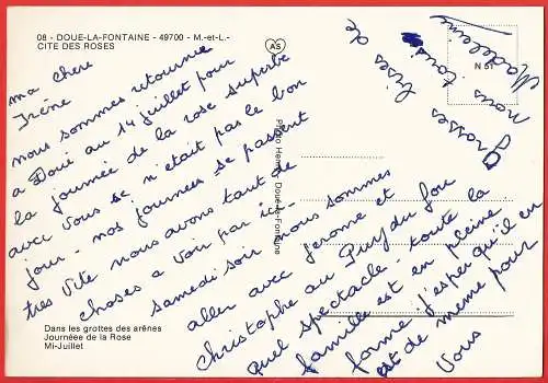 [Ansichtskarte] Doué-la-Fontaine : Das Rosenmuseum ( La cité des Roses ). 