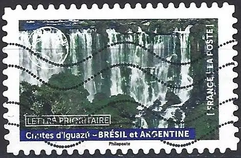 Frankreich (France) 2022 – Mi 8102 - YT Ad 2090 - Iguazú-Wasserfälle, Brasilien ( Chutes d'eau )