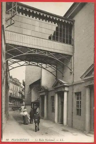 [Ansichtskarte] Frankreich - Vosges (88 ) Plombières-les-Bains  : Die Thermen. 