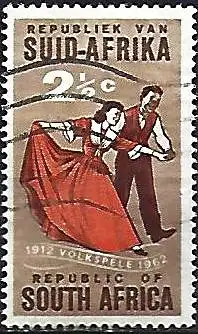 Südafrika (Afrique du Sud) 1962 - Mi 310 - YT 262 - Volkstanz ( Danse folklorique - Folk dance ) 