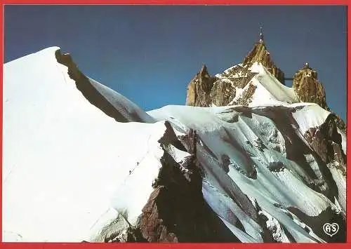 [Ansichtskarte] Frankreich (France) Haute-Savoie :  Mont Blanc, die Aiguilles du Midi. 