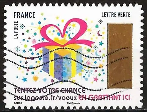 Frankreich (France) 2017 - Mi 6894 - YT Ad 1490 -  Wünsch ( Vœux - Greeting stamps  )