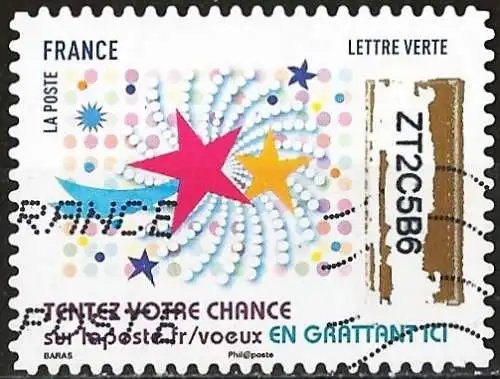 Frankreich (France) 2017 - Mi 6895 - YT Ad 1491 -  Wünsch ( Vœux - Greeting stamps  )