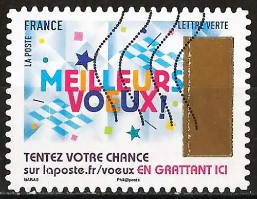 Frankreich (France) 2017 - Mi 6896 - YT Ad 1492 -  Wünsch ( Vœux - Greeting stamps  )