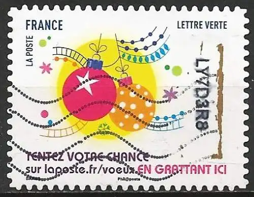 Frankreich (France) 2017 - Mi 6898 - YT Ad 1494 -  Wünsch ( Vœux - Greeting stamps  )