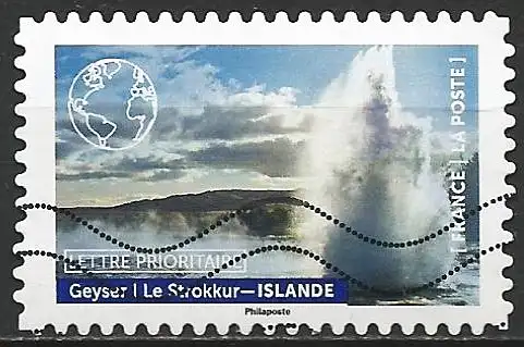 Frankreich (France) 2022 – Mi 8098 - YT Ad 2086 - Strokkur-Geysir, Island ( Geyser de Strokkur, Islande - Strokkur Geyser, Iceland )