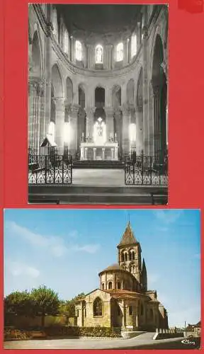 [Ansichtskarte] Frankreich - Allier : Saint-Menoux Kirche / Eglise / Church. 