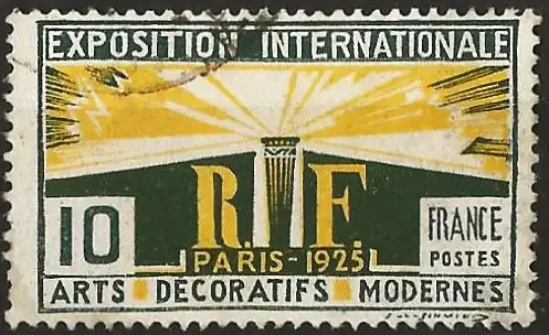 Frankreich 1925 – Mi 177 - YT 210 - Internationale Ausstellung für dekorative Kunst