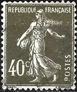 Frankreich (France) 1925 – Mi 188 - YT 193- Säerin ( Semeuse - Sower ) 