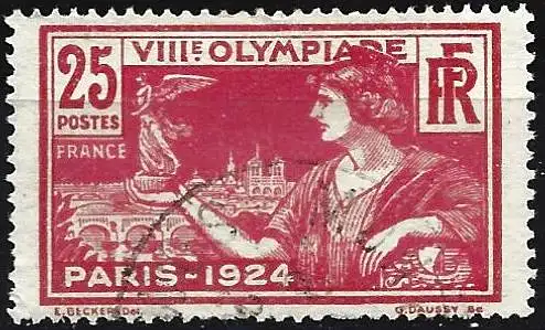 Frankreich (France) 1924 – Mi 170 - YT 184 - Olympische Spiele in Paris ( J.O. - Olympic games ) 