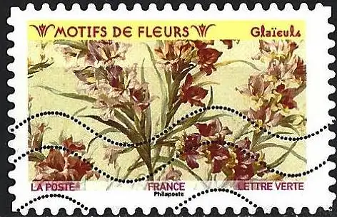 Frankreich (France) 2021 - Mi 7887 - YT Ad 1989 - Blumenmuster ( Motifs floraux - Floral patterns ) 