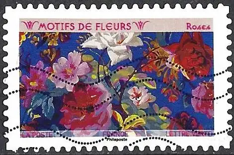 Frankreich (France) 2021 - Mi 7891 - YT Ad 1993 - Blumenmuster ( Motifs floraux - Floral patterns ) 