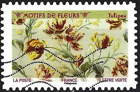Frankreich (France) 2021 - Mi 7896 - YT Ad 1998 - Blumenmuster ( Motifs floraux - Floral patterns ) 