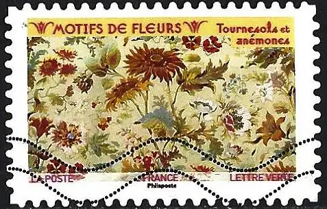 Frankreich (France) 2021 - Mi 7894 - YT Ad 1996 - Blumenmuster ( Motifs floraux - Floral patterns ) 