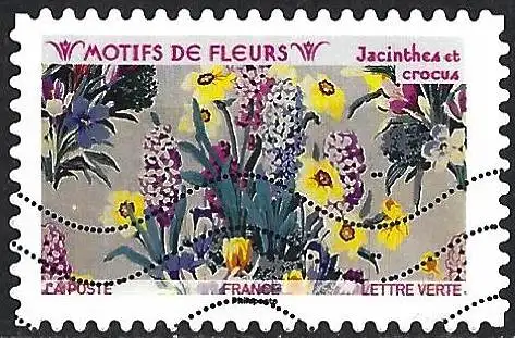 Frankreich (France) 2021 - Mi 7897 - YT Ad 1999 - Blumenmuster ( Motifs floraux - Floral patterns ) 