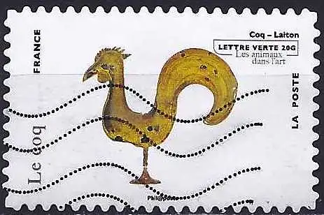 Frankreich (France) 2013 – Mi 5484 - YT Ad 778 - Tiere in der Kunst : Hahn ( Animaux dans l'Art : Coq - Rooster ) 