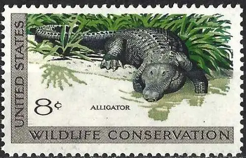 USA (Etats-Unis) 1971 - Mi 1038 - YT 928 - Krokodil ( Crocodile ) MNH