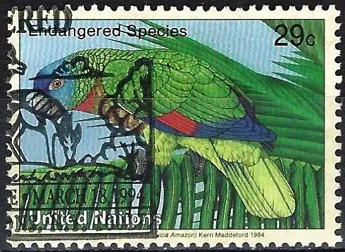 ONU New York (Nations-Unies) 1994 - Mi 664 - YT 652 - Papagei ( Perroquet - Parrot )