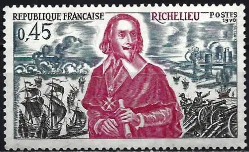 Frankreich (France) 1970 – Mi 1726 - YT 1655 - Cardinal Richelieu - MNH**