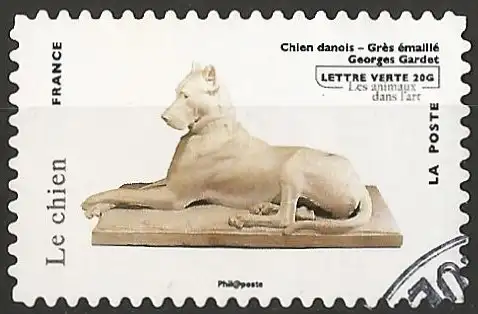 Frankreich (France) 2013 – Mi 5489 - YT Ad 783 - Tiere in der Kunst : Hund ( Animaux dans l'Art : Chien - Dog ) 