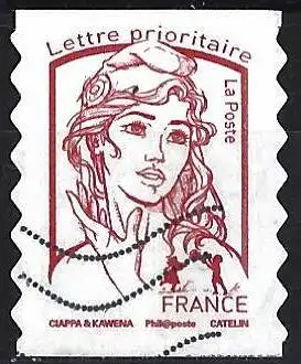 Frankreich (France) 2013 – Mi 5636 yBc - YT Ad 851 - Marianne, Ciappa & Kavena