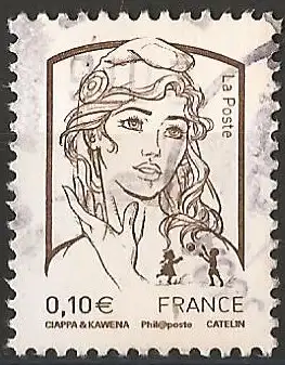 Frankreich (France) 2013 – Mi 5606 IyA - YT 4765 - Marianne, Ciappa & Kavena