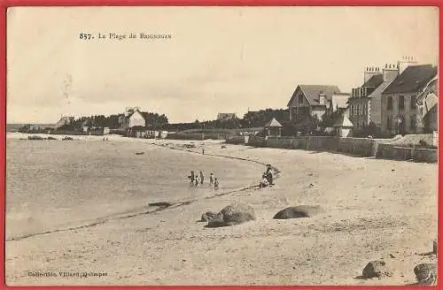 [Ansichtskarte] Frankreich (France) Finistère - Brigognan : Der Strand /
La plage /
The beach. 