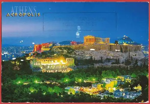 [Ansichtskarte] Griechenland : Athen : Akropolis bei Nacht /
Grèce : Athènes : Acropolis by night /
Athens:  Acropolis la nuit. 