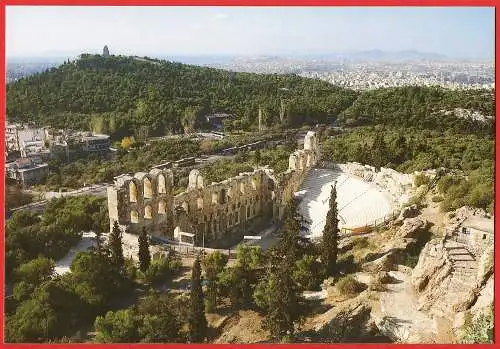 [Ansichtskarte] Griechenland : Athen : Akropolis, der Odeon des Atticus /
Grèce : Athènes : Acropole /
Athens :The Acropolis. 