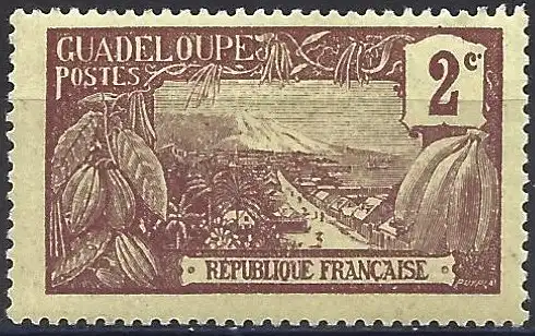 Guadeloupe 1905 – Mi 53 - YT 56 - Houelmont-Berg ( Mont Houelmont - Houelmont Mount ) MLH