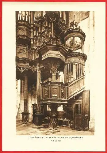 [Ansichtskarte] Frankreich (France) Haute-Garonne : Die Kanzel der Kathedrale von St-Bertrand de Comminges  /
Chaire /
Pulpit of the Cathedral. 