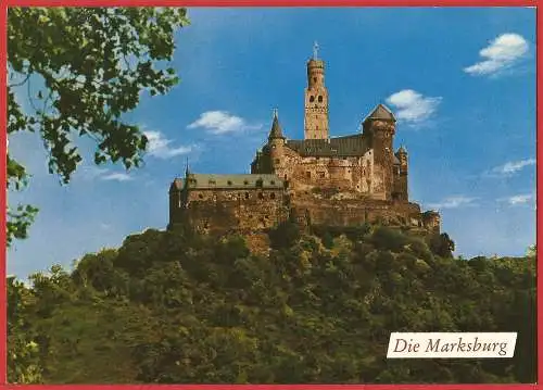 [Ansichtskarte] Deutschland : Braubach am Rhein - Schloss Marksburg/
Allemagne : Château /
Germany : Castle. 