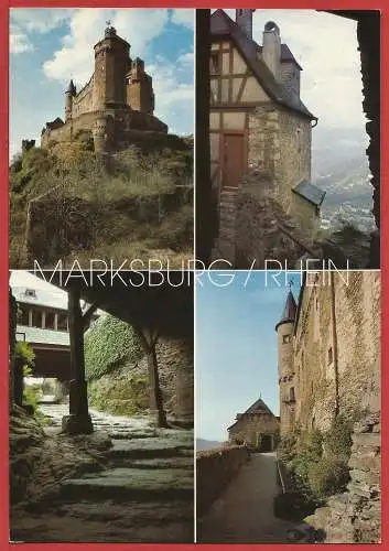 [Ansichtskarte] Deutschland : Braubach am Rhein : Der Schloss Marksburg /
Allemagne : Château /
Germany : Castle. 