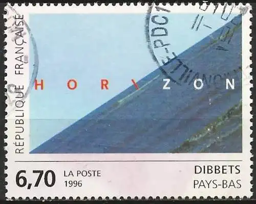 Frankreich (France) 1996 - Mi 3128 - YT 2987 - Gemälde von Jan Dibbets ( Peinture - Painting )