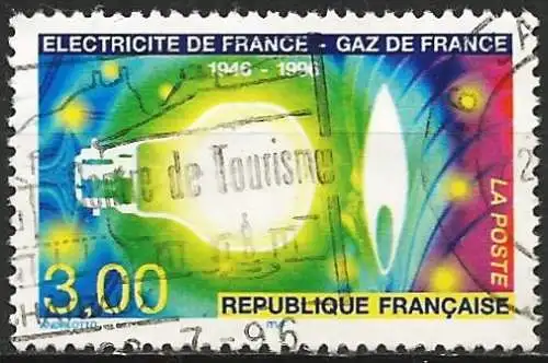 Frankreich (France) 1996 - Mi 3140 - YT 2996 - Elektrizität und Gas de France 