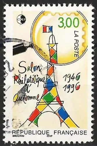 Frankreich (France) 1996 - Mi 3178 - YT 3000 - Briefmarkenausstellung, Paris ( Expo. philatélique - Philatelic exhibition ) 