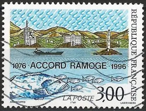 Frankreich (France) 1996 - Mi 3151 - YT 3003 - Umwelt: Ramoge-Abkommen ( Environnement )