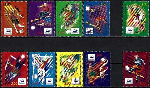 Frankreich (France) 1996/98 - Mi 3154... - YT 3010... - Fußball-WM ( Coupe du Monde de football - World football Cup )