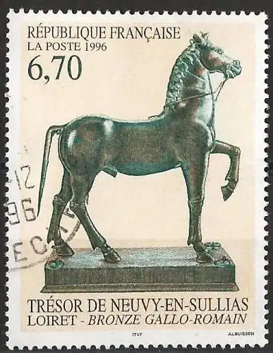 Frankreich (France) 1996 - Mi 3160 - YT 3014 - Gallo-römische Bronze, Pferd ( Cheval - Horse )