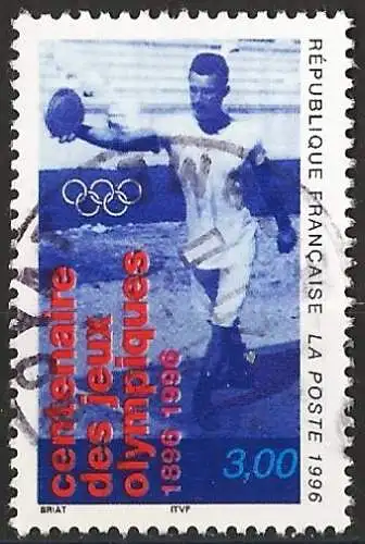 Frankreich (France) 1996 - Mi 3162 - YT 3016 - 100 Jahre Olympische Spiele ( Centenaire des J.O. )