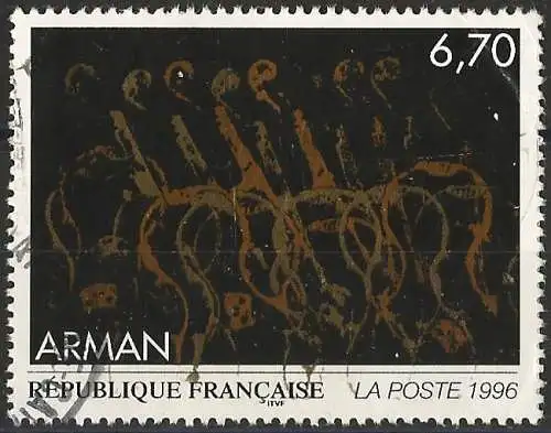 Frankreich (France) 1996 - Mi 3167 - YT 3023 - Gemälde von Arman ( Peinture - Painting )