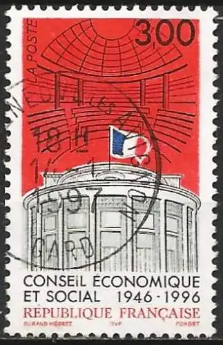 Frankreich (France) 1996 - Mi 3176 - YT 3034 - Wirtschafts- und Sozialrat 5 Conseil Economique et Social - Economic and Social Council )