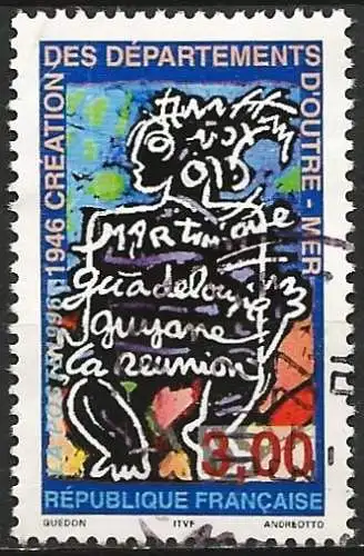 Frankreich (France) 1996 - Mi 3179 - YT 3036 - Überseeabteilungen ( Départements d'Outremer - Overseas Departments )